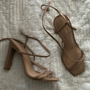 express nude heels size 7